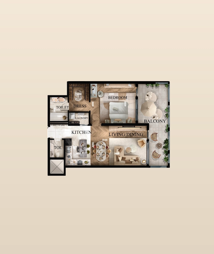 radiant-garden-1-bedroom-layout-floorplan