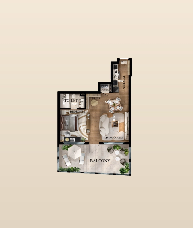 radiant-garden-junior-1-bed-layout-floorplan